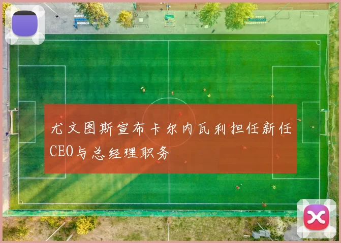 尤文图斯宣布卡尔内瓦利担任新任CEO与总经理职务